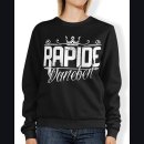 Crowned Rapide Daneben Logo Girlie Sweatshirt