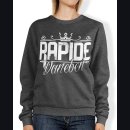 Crowned Rapide Daneben Logo Girlie Sweatshirt