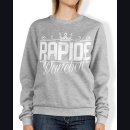 Crowned Rapide Daneben Logo Girlie Sweatshirt